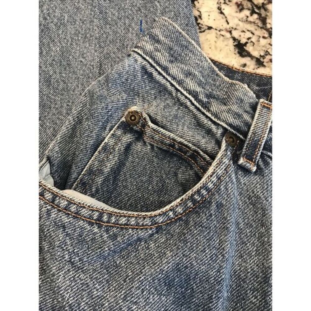 Vintage Zena Retro 80s 90s High Waist Jeans Mom Made in USA Women 12petite 28x28 - Picture 7 of 11